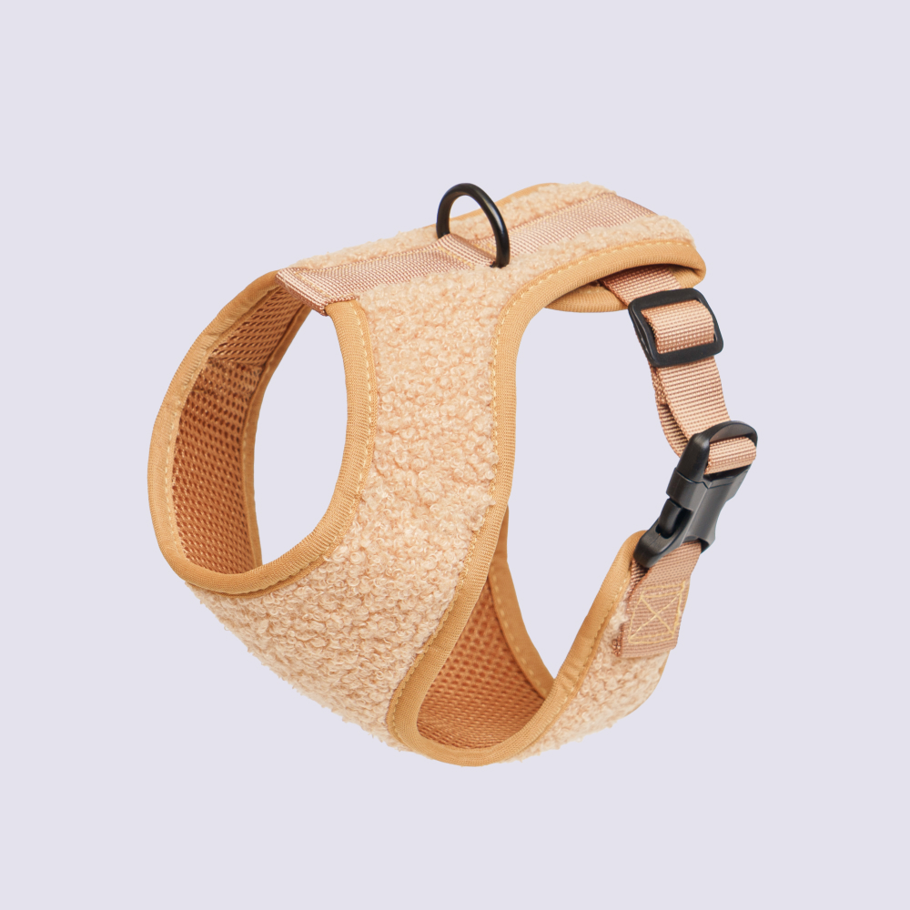 

RURRI Шлейка для собак, S, обхват шеи 25 см, обхват груди 39-44 см, коричневый