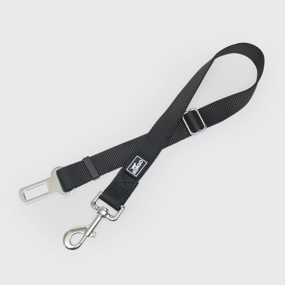 

Rungo Ремень автомобильный для собак, длина 54-84,5 см, ширина 2,5 см, черный