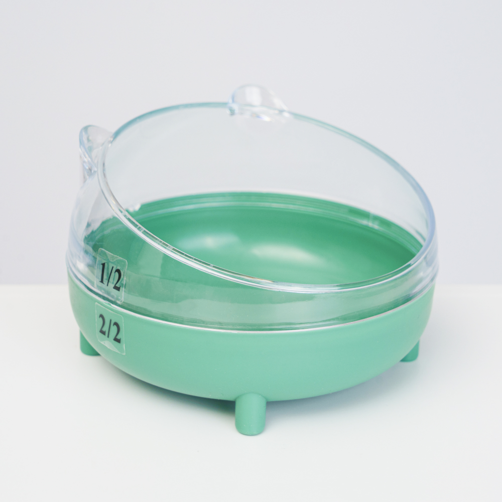 

Petmax Купалка пластиковая для грызунов, 14х14х13 см, зеленая, Серый