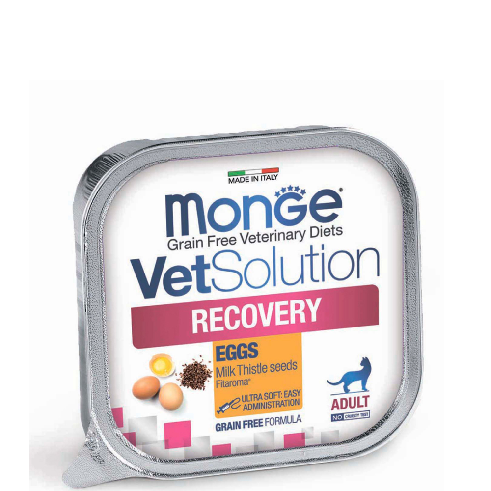 

Monge VetSolution Cat Recovery Влажный корм (ламистер) для кошек при восстановлении питания в период выздоровления, 100 гр.