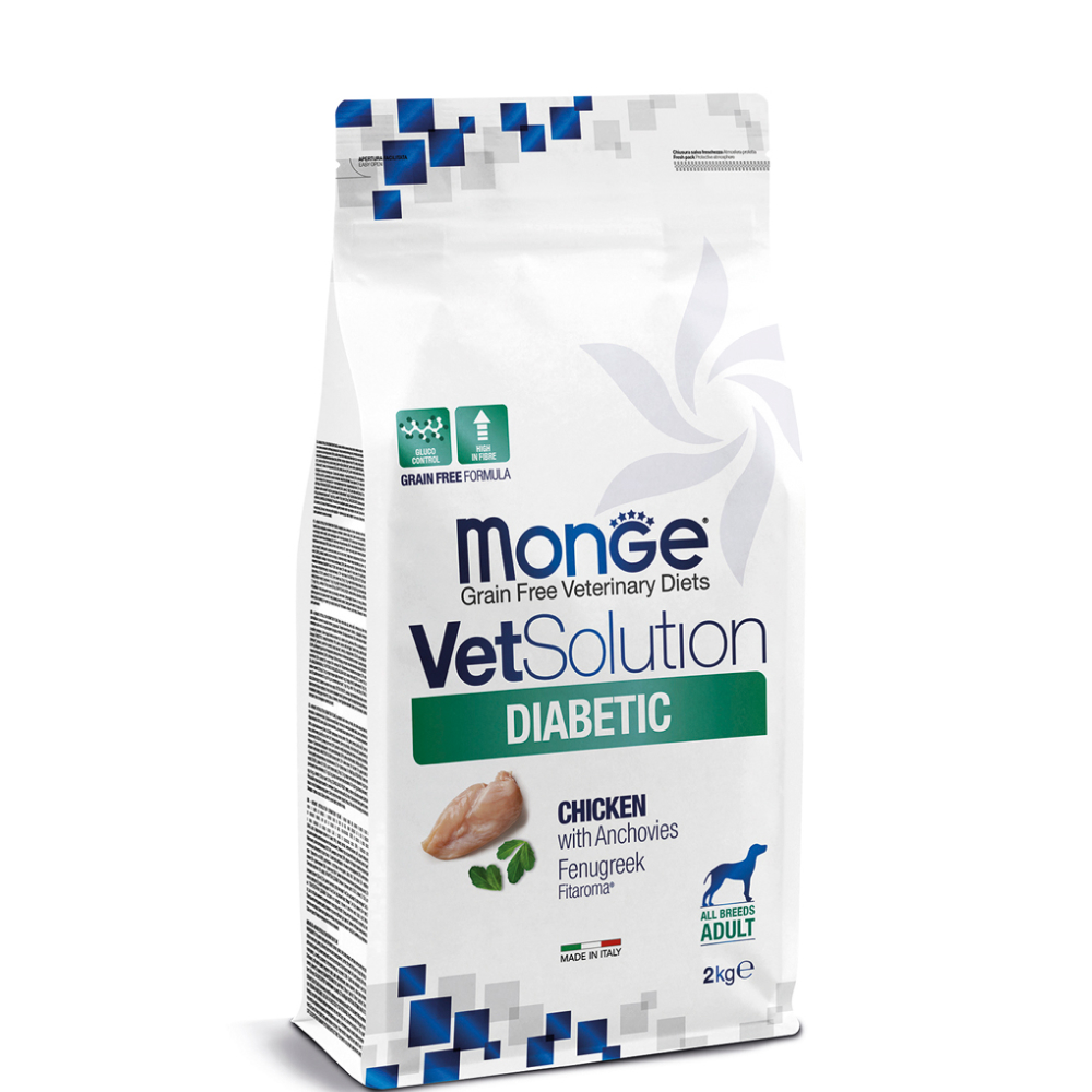 

Monge VetSolution Dog Diabetic Сухой корм для собак при сахарном диабете, 2 кг