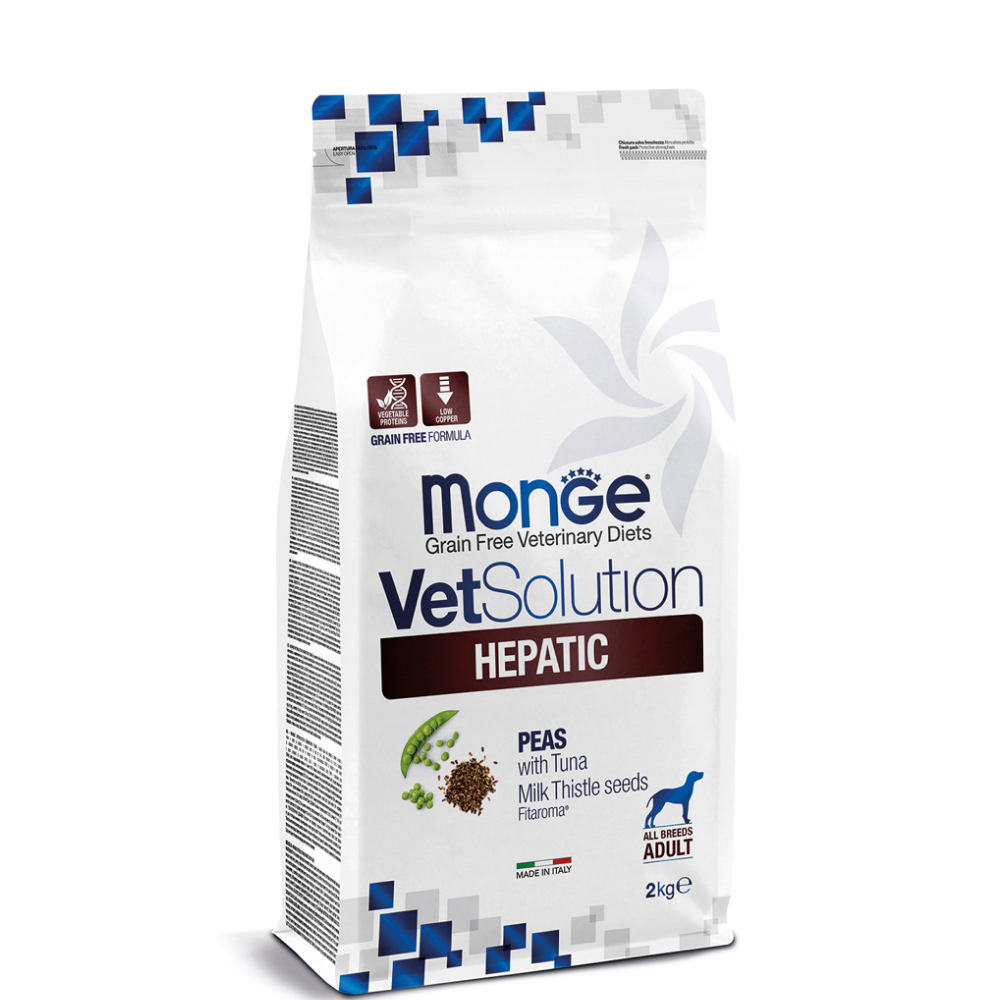 

Monge VetSolution Dog Hepatic Сухой корм для собак при заболеваниях печени, 2 кг