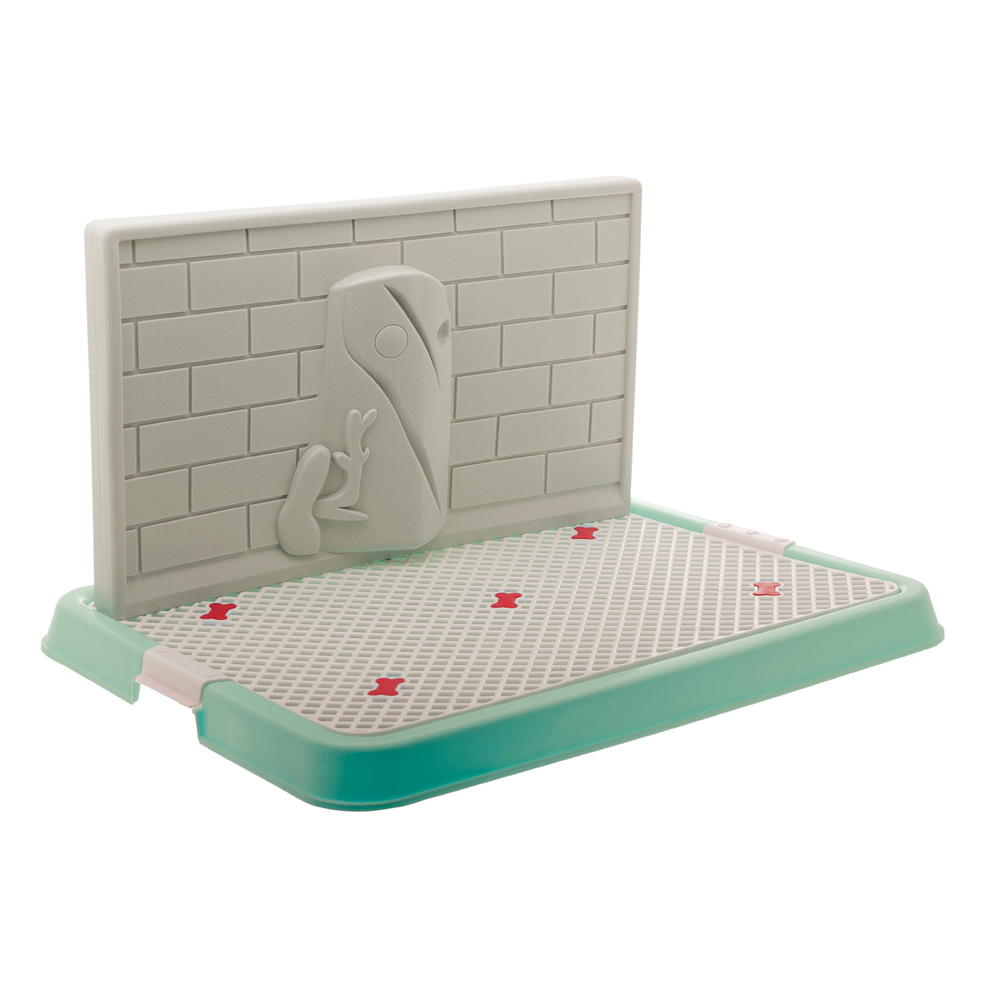 

Zoo One Туалет для собак со стенкой малый 38*29*50 см, зеленый