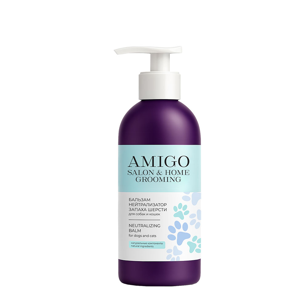 

AMIGO Бальзам для нейтрализации запаха шерсти у кошек и собак, 300 мл