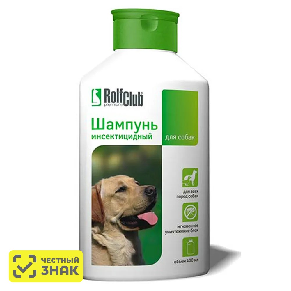 

Rolf Club Шампунь от блох для собак всех пород и возрастов, 400 мл