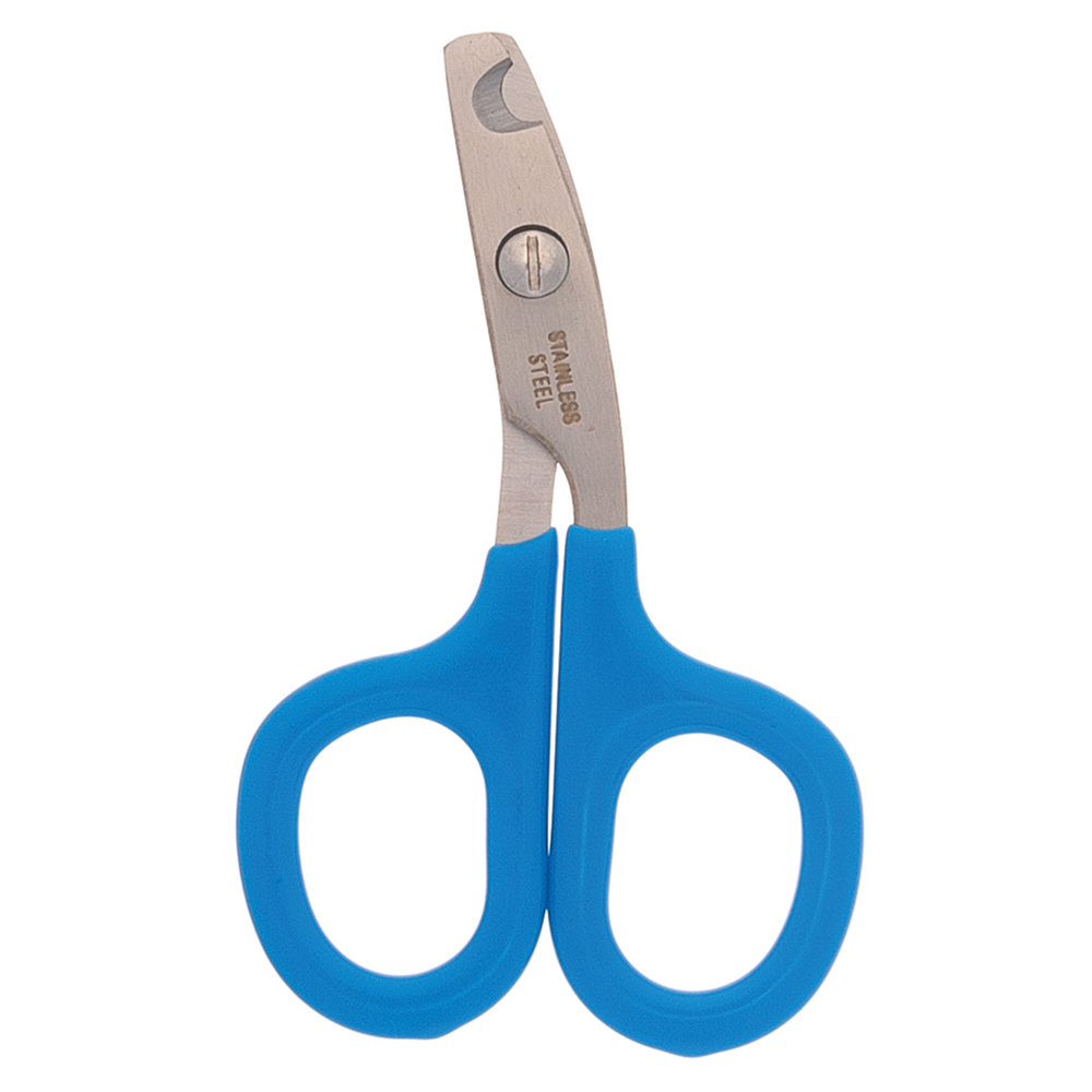 

Delight Когтерез-ножницы загнутый для кошек и собак мелких и средних пород, S, 8,8х5,3 см, синий