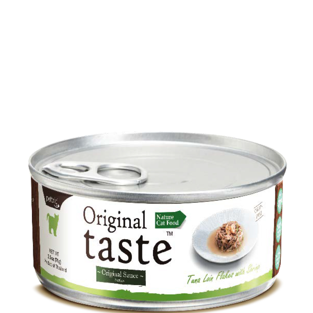

Pettric Original Taste Влажный корм (консервы) для кошек, тунец с креветкой в соусе, 70 гр.