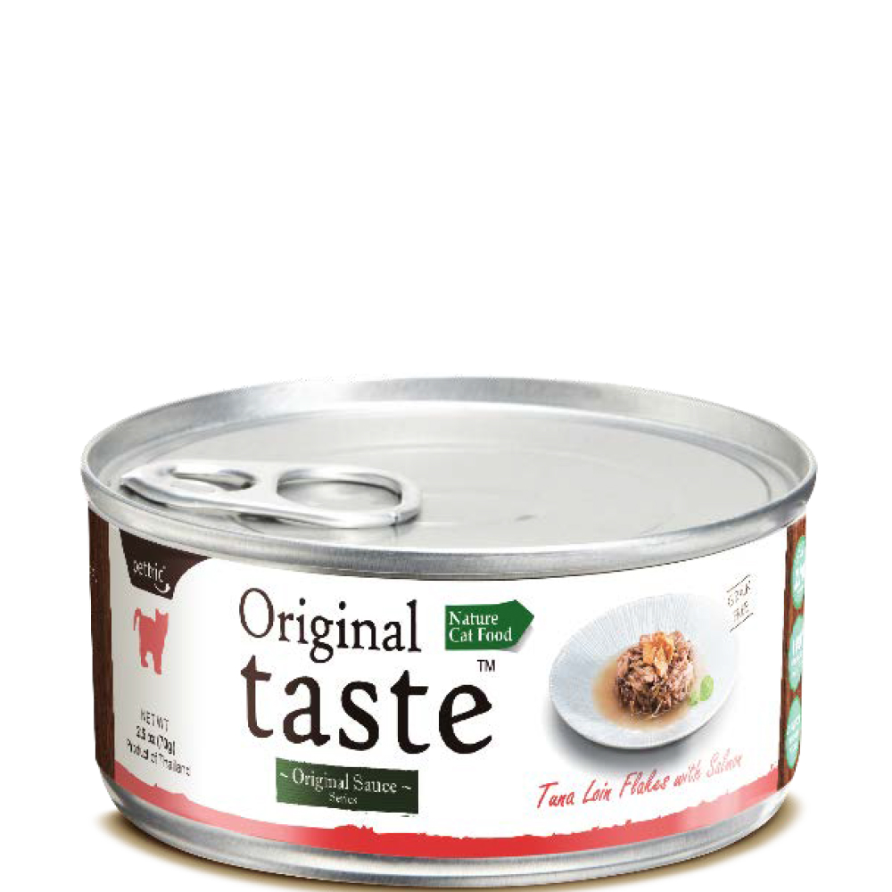 

Pettric Original Taste Влажный корм (консервы) для кошек, тунец с лососем в соусе, 70 гр.