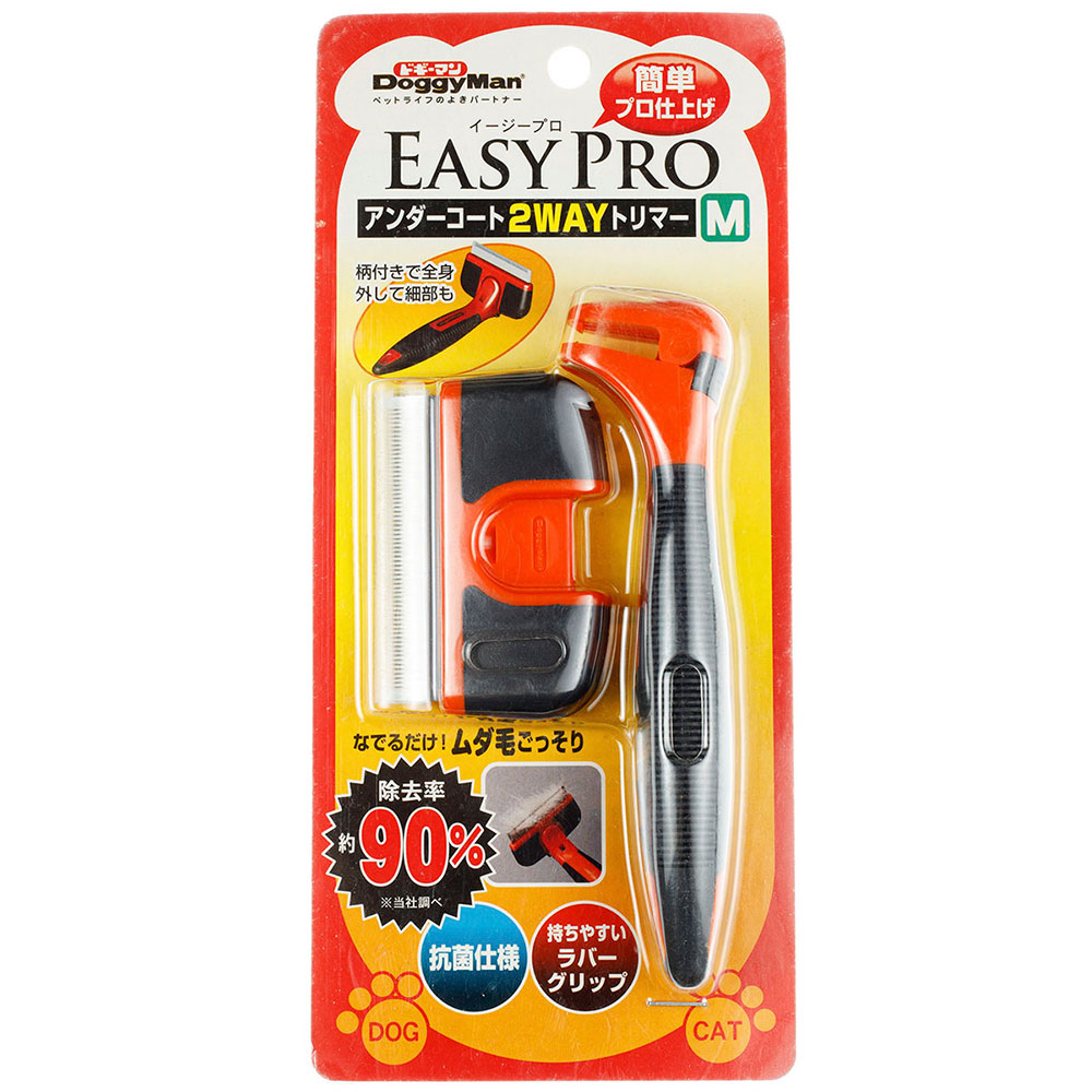 

DOGGYMAN Расчёска-триммер для собак средних и крупных пород, красный