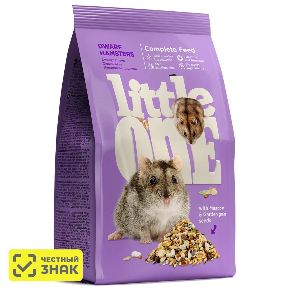 

Little One Корм для карликовых хомячков, 400 гр.