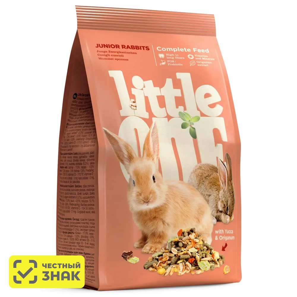 

Little One Корм для молодых кроликов, 400 гр.