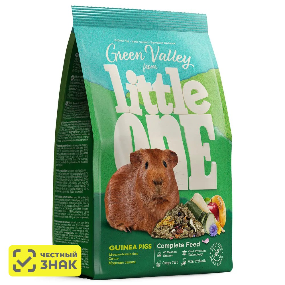 

Little One Корм для морских свинок Зелёная долина, 750 гр.