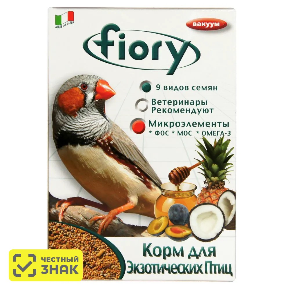 

Fiory Esotici Корм для экзотических птиц, 400 г