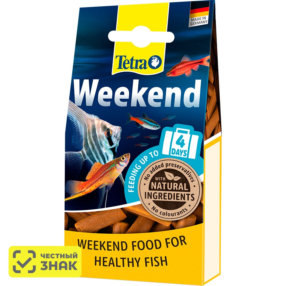 

Tetra Weekend Корм выходного дня для рыб, 20 палочек