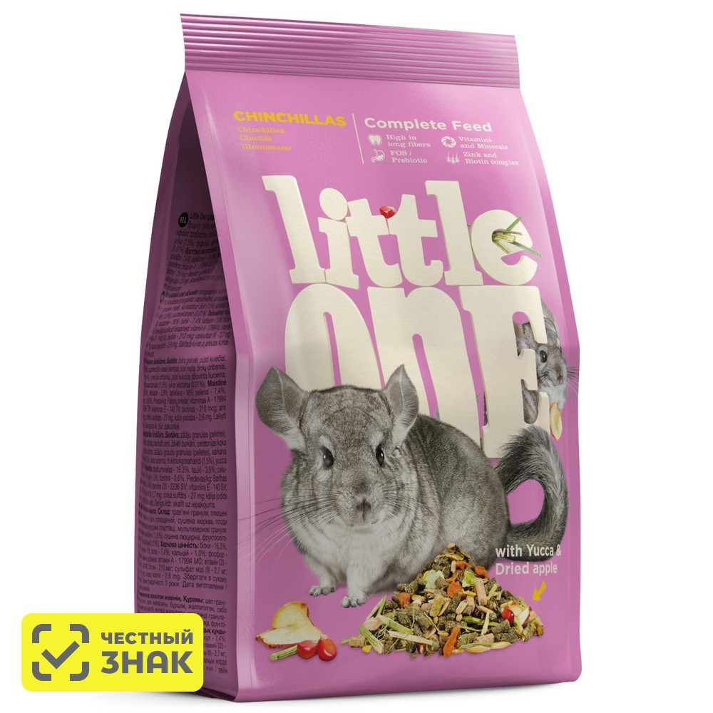 

Little One Корм для шиншилл, 900 гр.