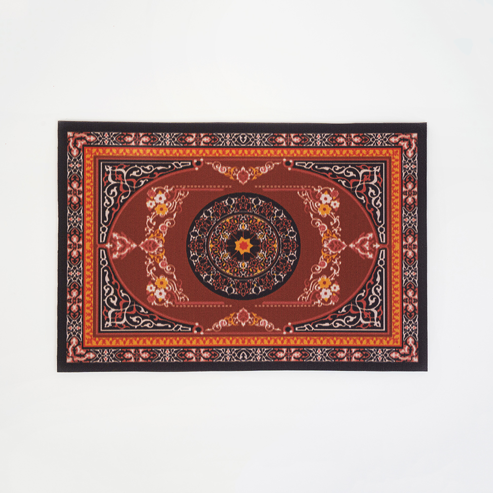 

Petmax Коврик под миску для кошек и собак, 45х30 см, красный