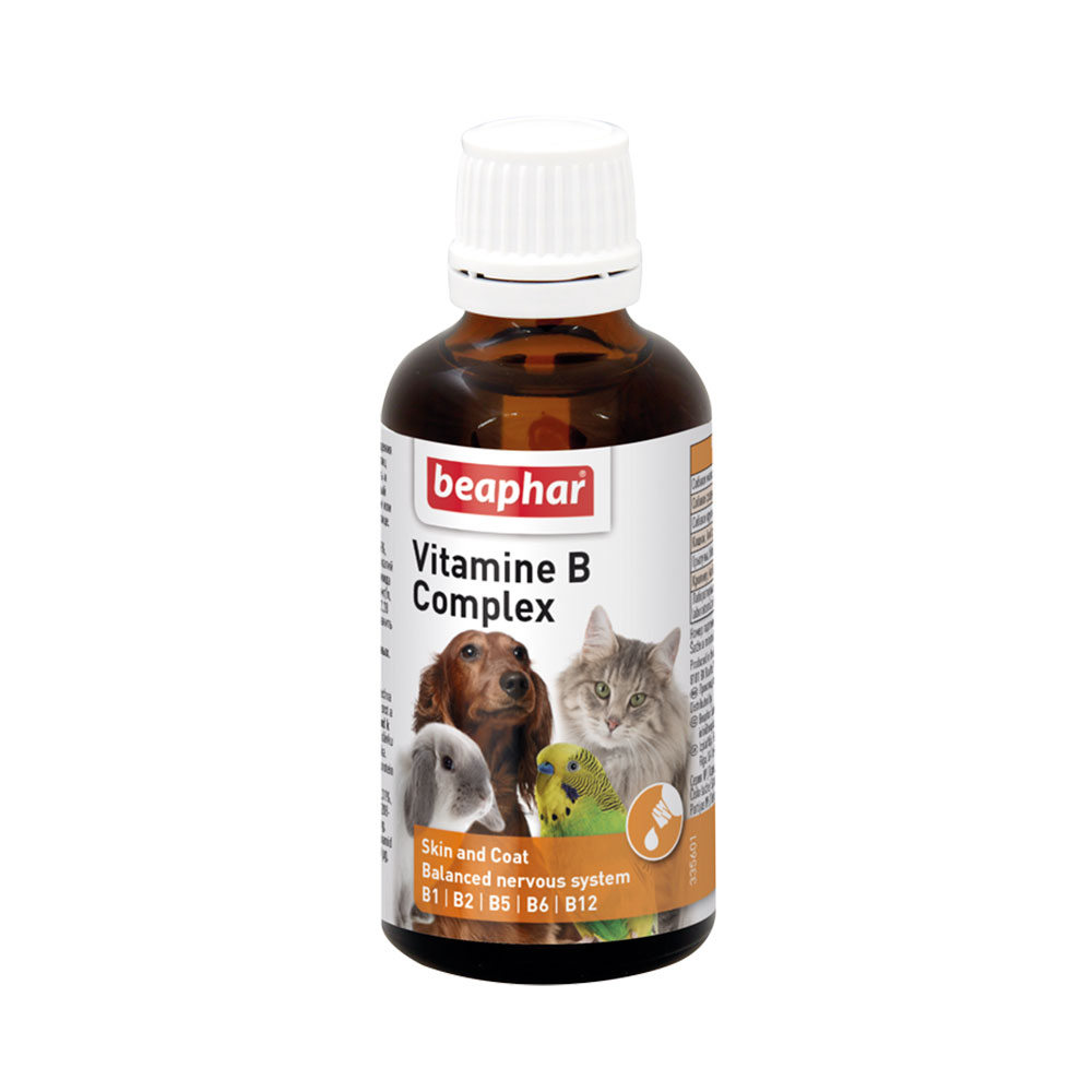 

Beaphar Vitamine-B-Komplex Комплекс витаминов группы В в каплях для кошек, собак, птиц, грызунов, 50мл