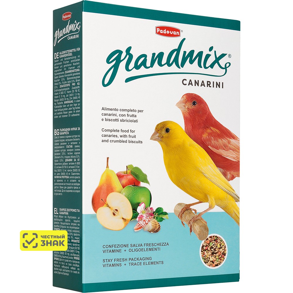 

Padovan Grandmix Canarini Корм для канареек, 400 г