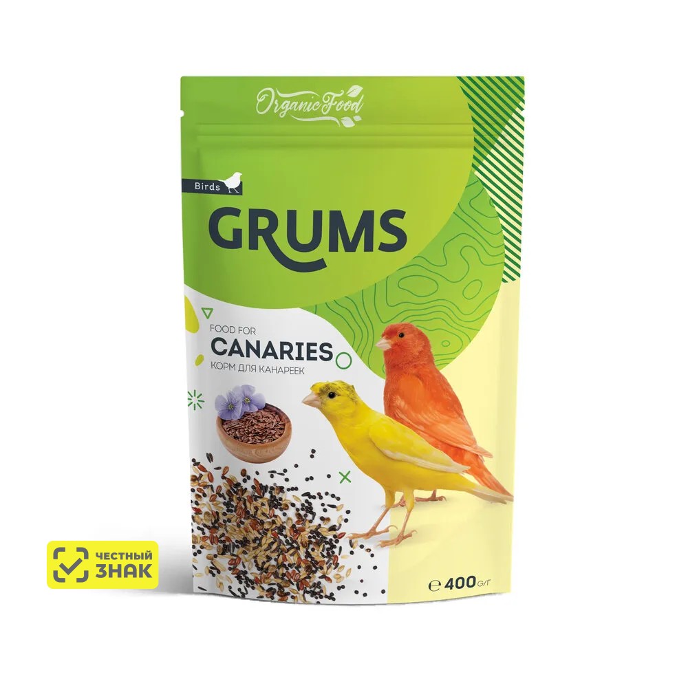

GRUMS Корм для канареек, 400 гр.