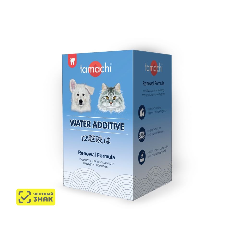 

TAMACHI Renewal Formula Жидкость для профилактики образования зубного налёта у кошек и собак, 100 мл