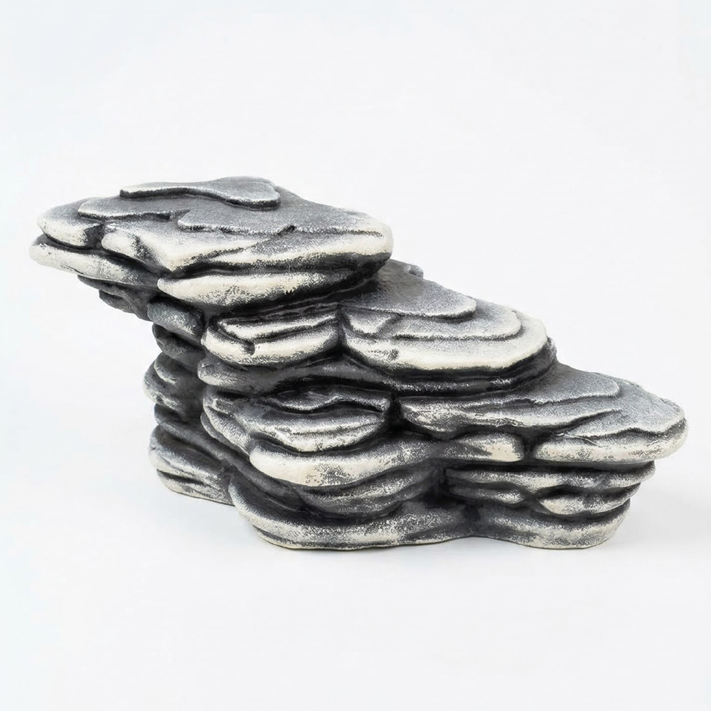 

ГРОТАКВА Декор для аквариумов Камень для черепах большой, 28,5х12х11 см, серый