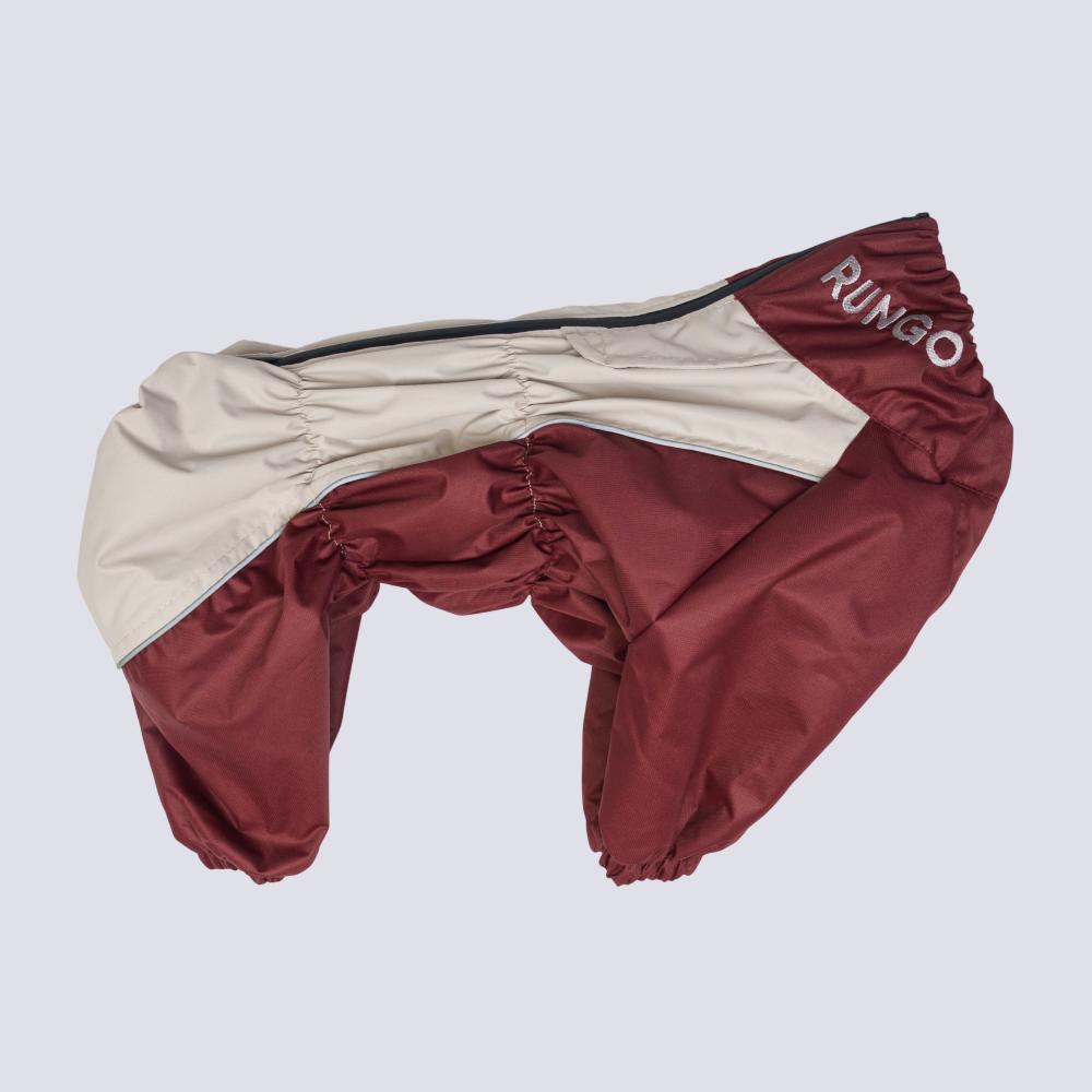 

Rungo Дождевик для собак породы мопс, длина спины 34 см, обхват шеи 34 см, обхват груди 57 см, бежевый (девочка)