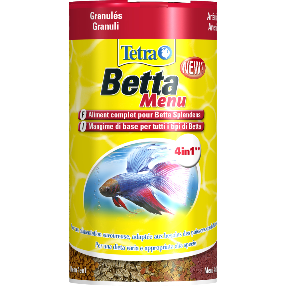 

Tetra TetraBetta Menu Основной корм для всех видов петушков, 100 мл