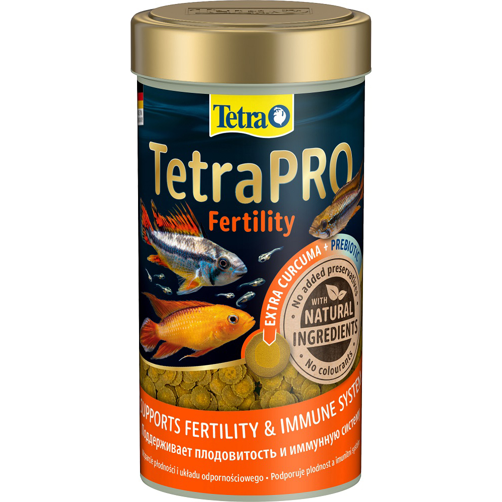 Tetra TetraPro Fertility Корм с куркумой для поддержания репродуктивных функций рыб