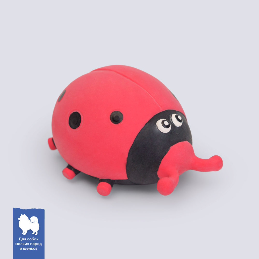 

RURRI Игрушка для собак Божья коровка, Разноцветный