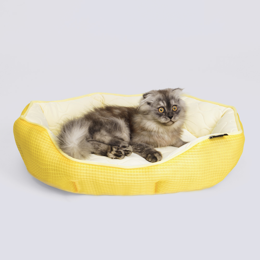 

RURRI Лежак для кошек и собак мелких пород Бисконти, , желтый