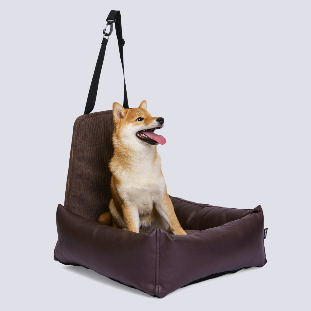 

RURRI Лежак в автомобиль для собак мелких пород, 50х55х19 см, коричневый