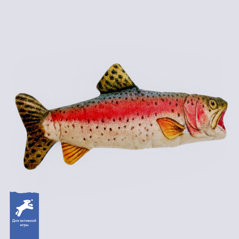 

RURRI Игрушка для собак Рыба, Разноцветный