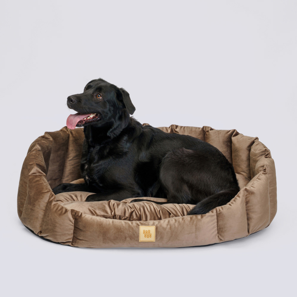 

RURRI Лежак для кошек и собак средних и крупных пород Ривьера, 85х65см, бежевый