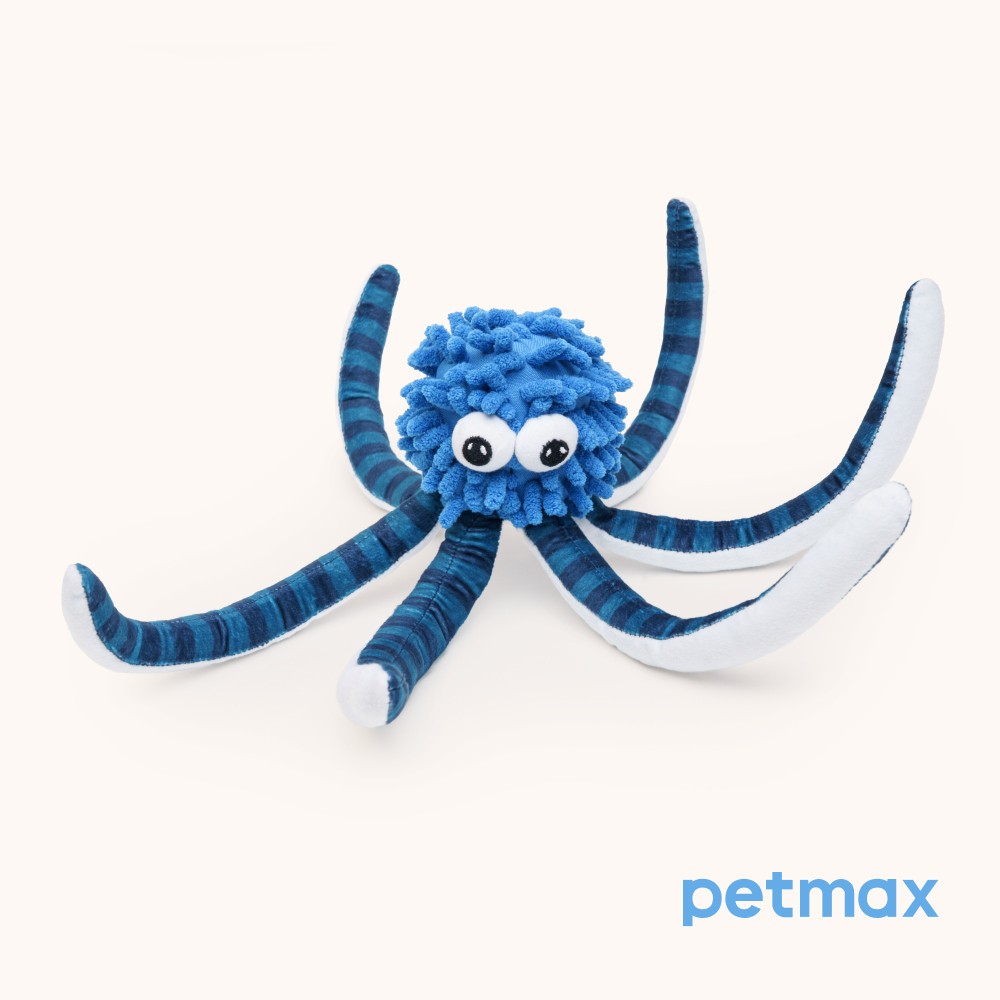 

Petmax Игрушка для собак средних и крупных пород Осьминог, , цвет в ассортименте, Разноцветный