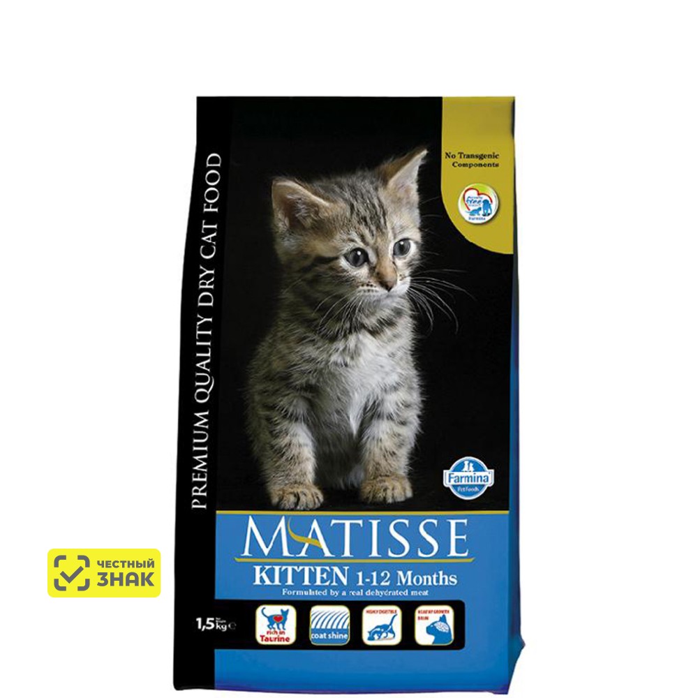 

Farmina Matisse Cухой корм для котят, с курицей, 1,5 кг