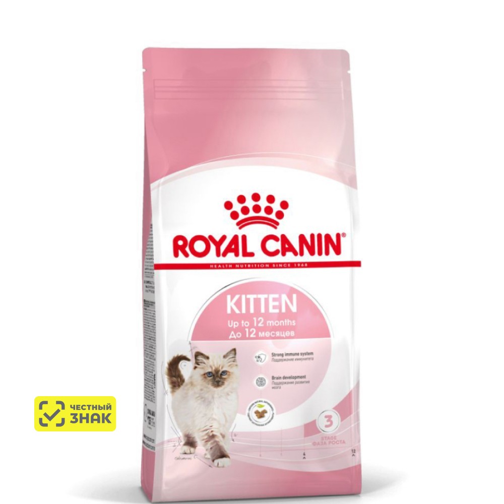 Royal Canin Kitten 36 Second Age Сухой корм для котят в возрасте от 4 до 12 месяцев, 2 кг