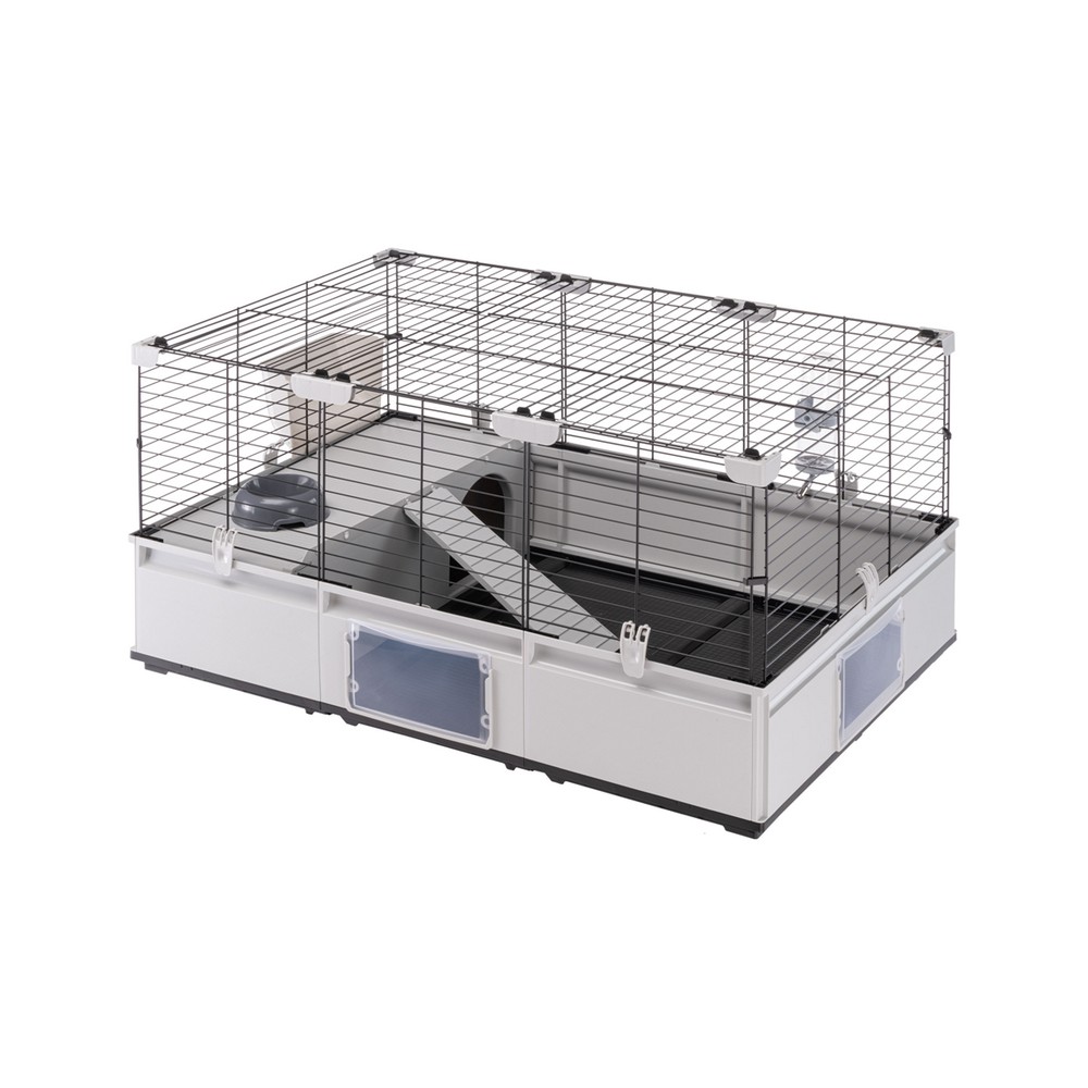 

Ferplast Клетка для кроликов и морских свинок Modular 2, 109х72х56 см, белый