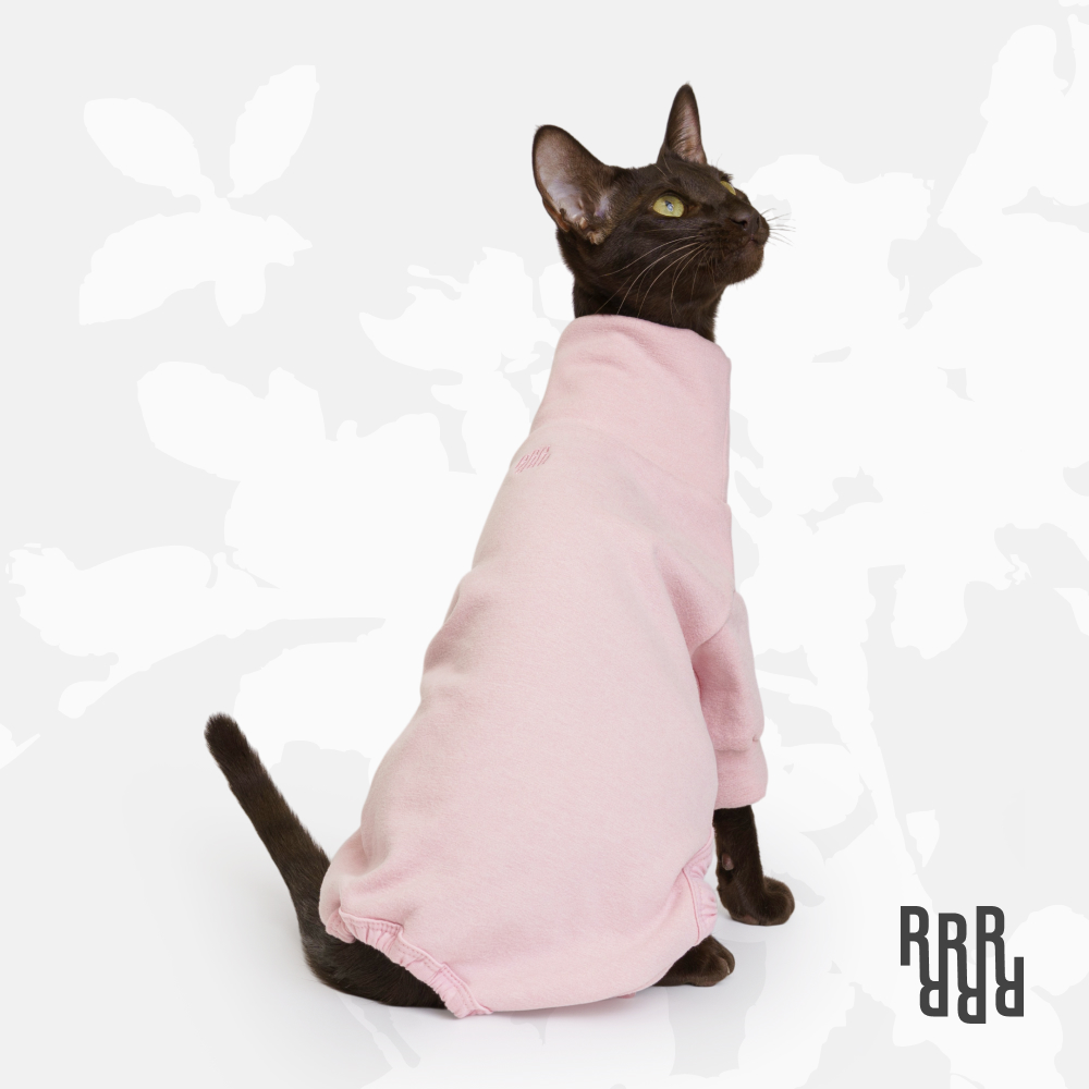 RURRI Костюм флисовый для кошек и собак, M, розовый
