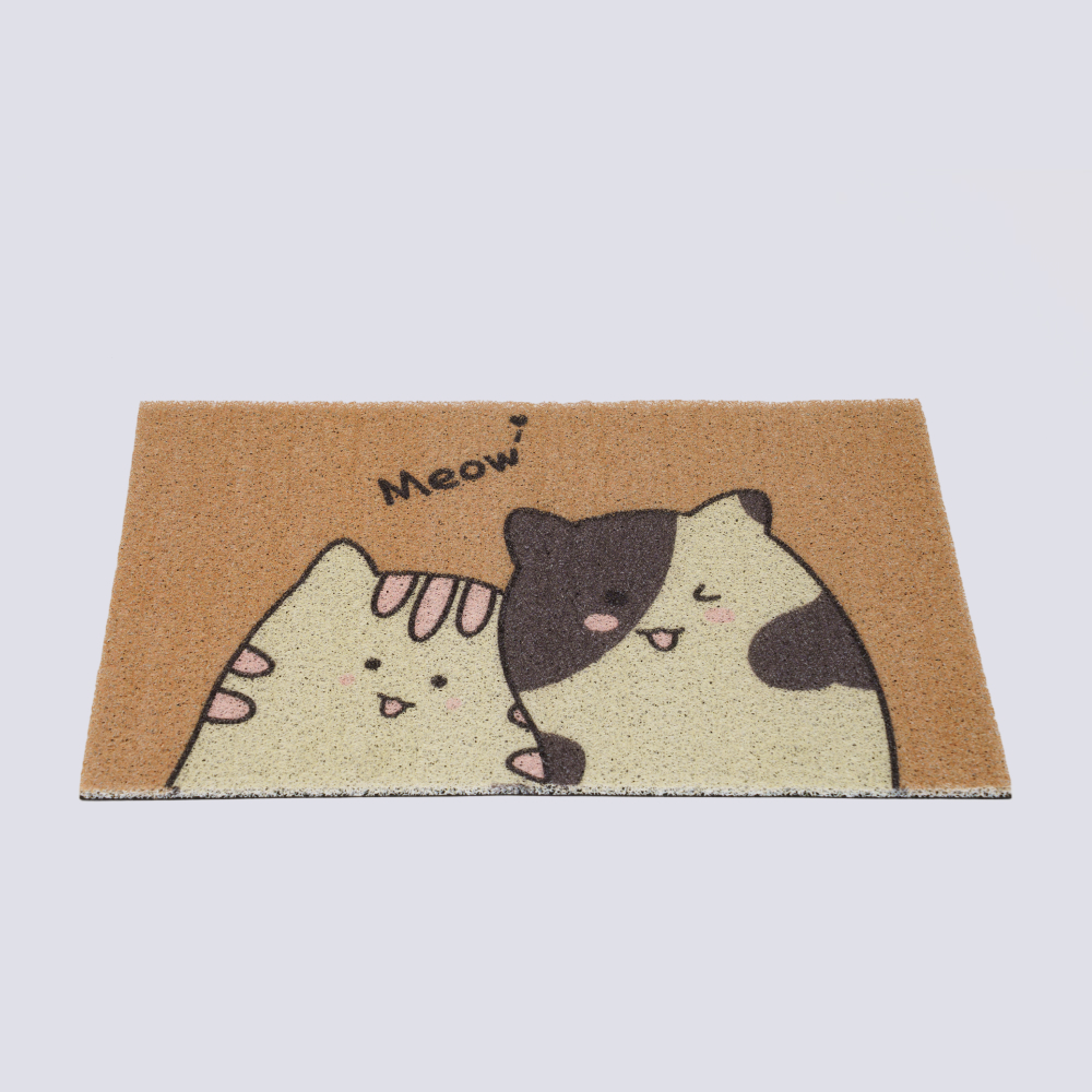 RURRI Коврик под кошачий туалет Meow, 60х40 см, бежевый