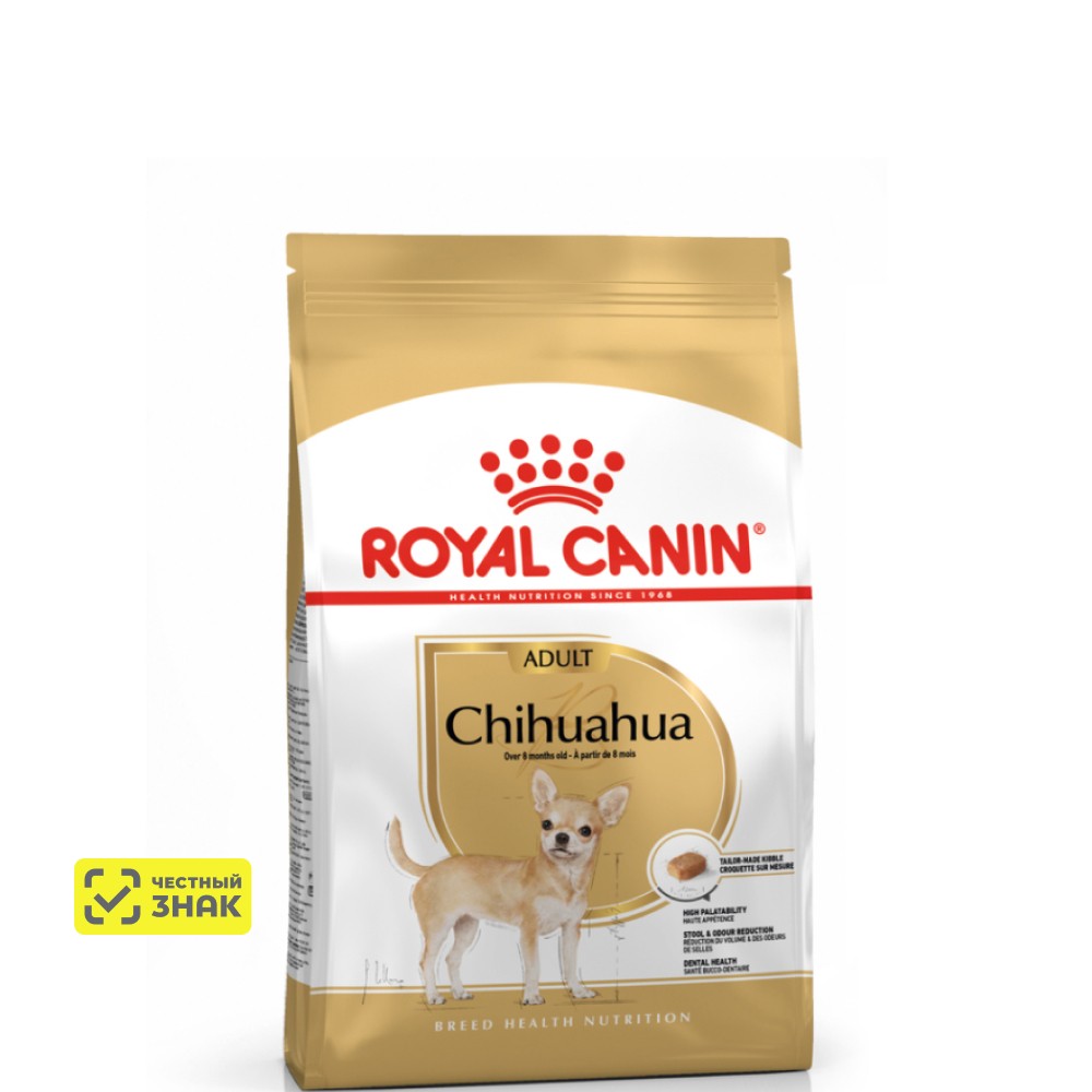 Royal Canin Chihuahua Adult Сухой корм для собак породы чихуахуа старше 8 месяцев, 500 гр.