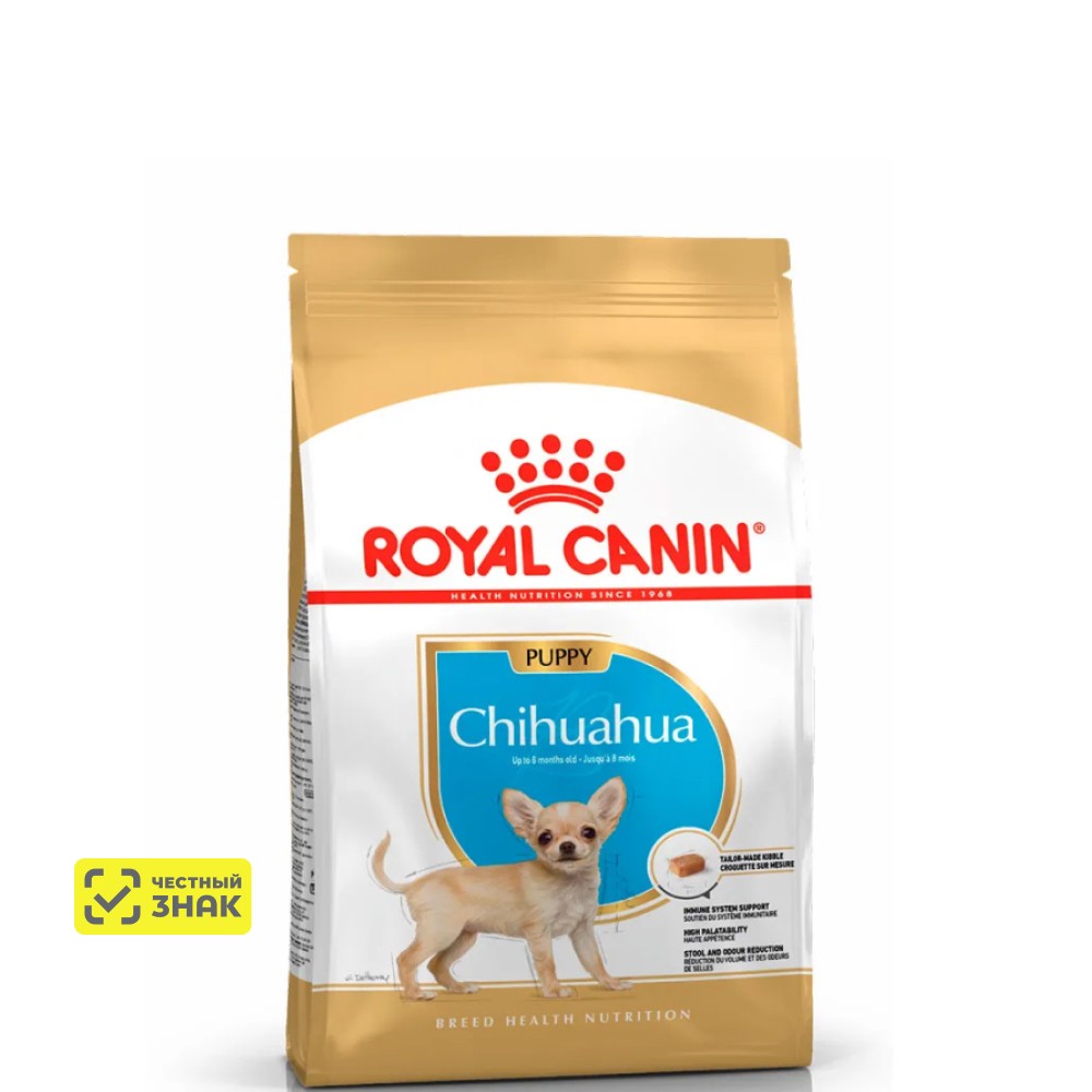 

Royal Canin Chihuahua Junior Сухой корм для щенков породы чихуахуа до 8 месяцев, 500 гр.