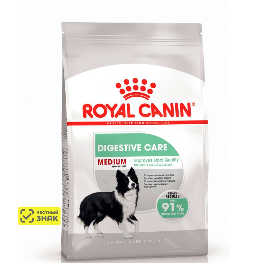 

Royal Canin Digestive Care Сухой корм для собак средних пород с чувствительным пищеварением, 3 кг