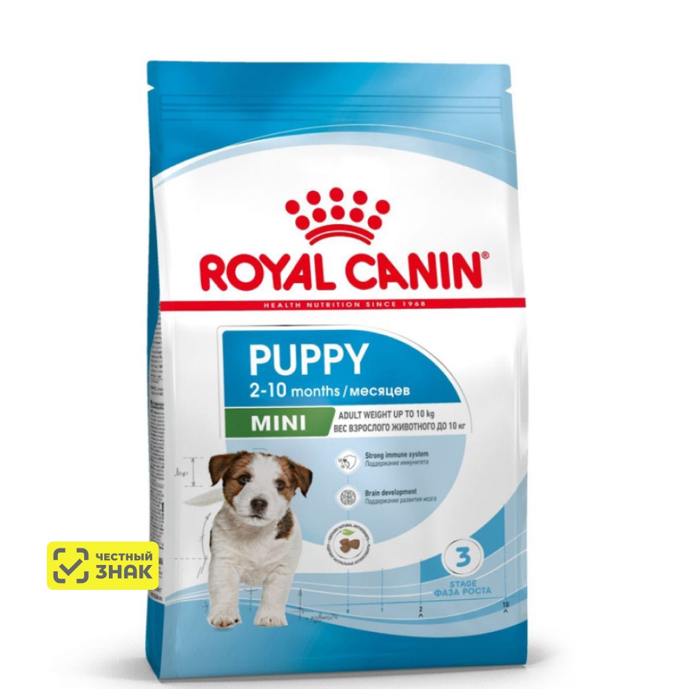Royal Canin Mini Puppy Сухой корм для щенков мелких пород в возрасте от 2 до 10 месяцев, 2 кг