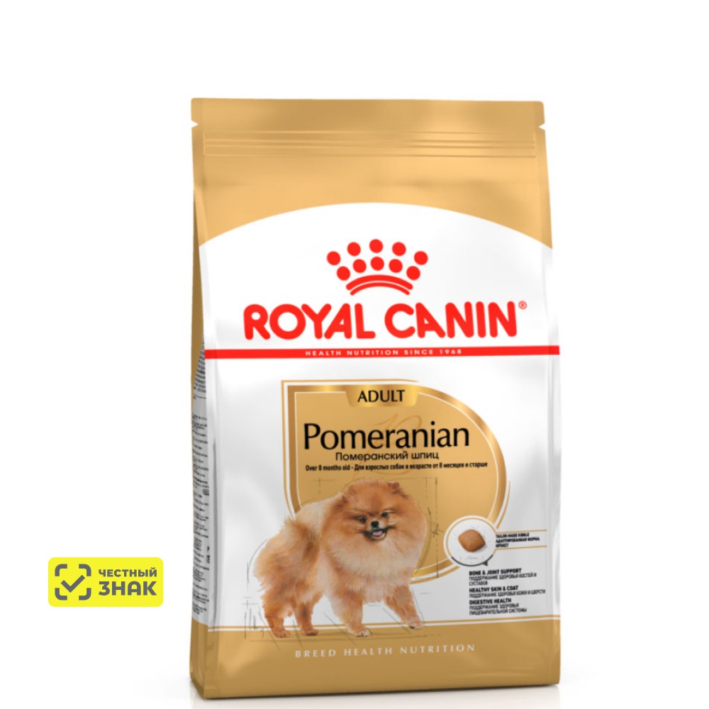 Royal Canin Pomeranian Сухой корм для собак породы померанский шпиц, 1,5 кг