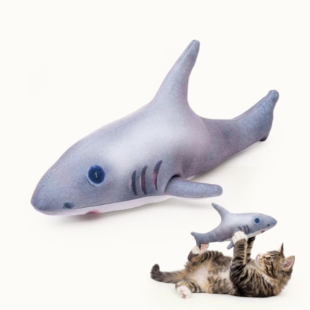 Pet hobby Игрушка для кошек Акула, 23х12х10 см