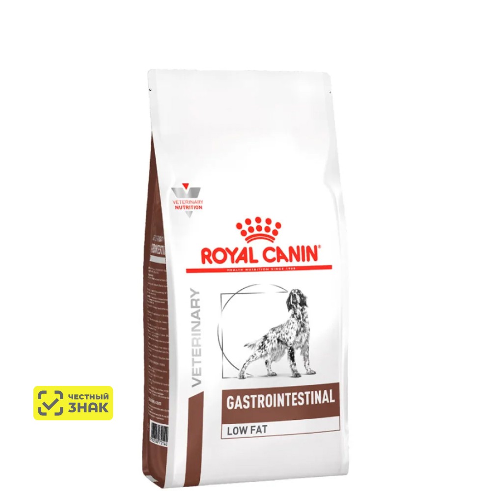 

Royal Canin Gastro Intestinal Low Fat LF22 Сухой корм для собак при нарушении пищеварения, 1,5 кг