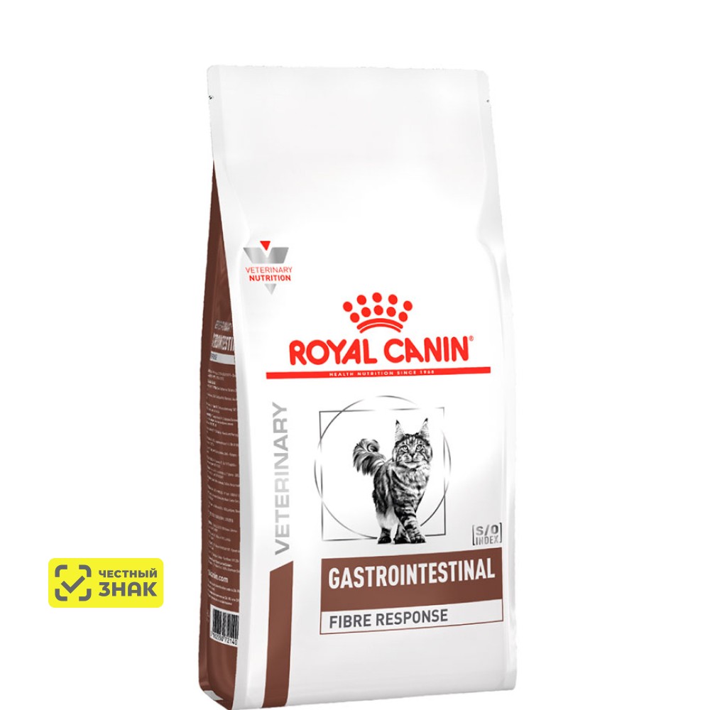 Royal Canin Gastrointestinal Fibre Response FR31 S/O Сухой корм для кошек при нарушениях пищеварения, 2 кг