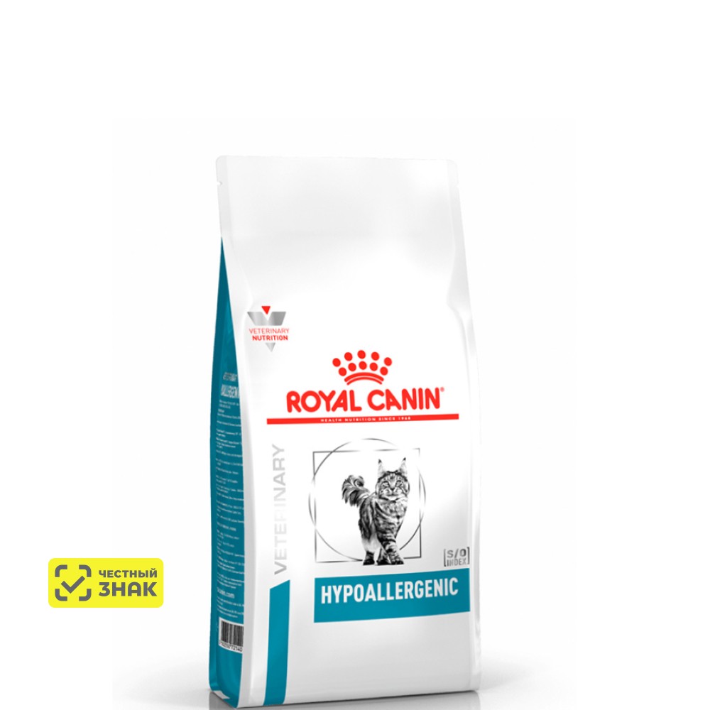 

Royal Canin Hypoallergenic Сухой корм для кошек с пищевой аллергией, 350 гр.