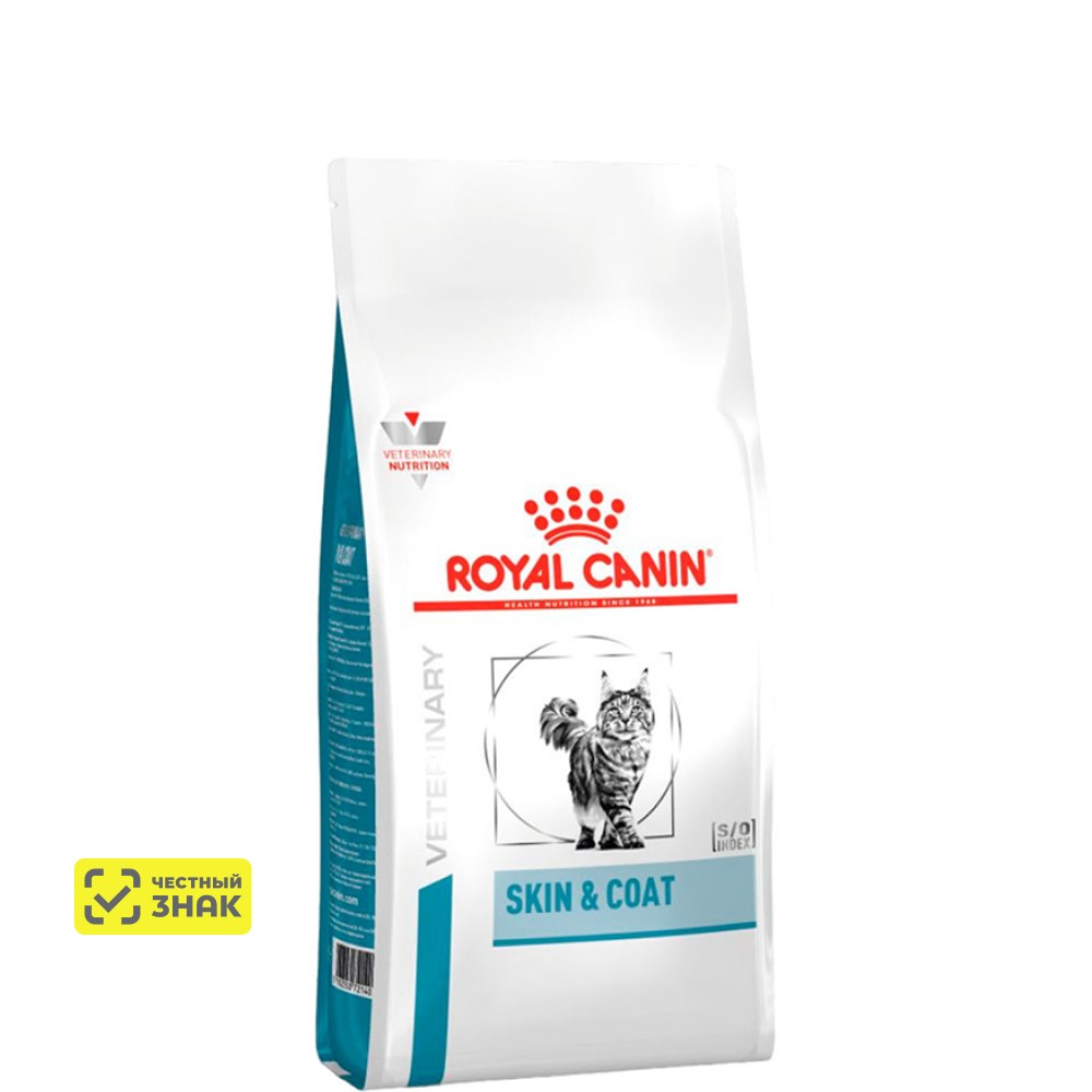 

Royal Canin Skin Coat Сухой корм для стерилизованных кошек с чувствительной кожей и шерстью, 1,5 кг