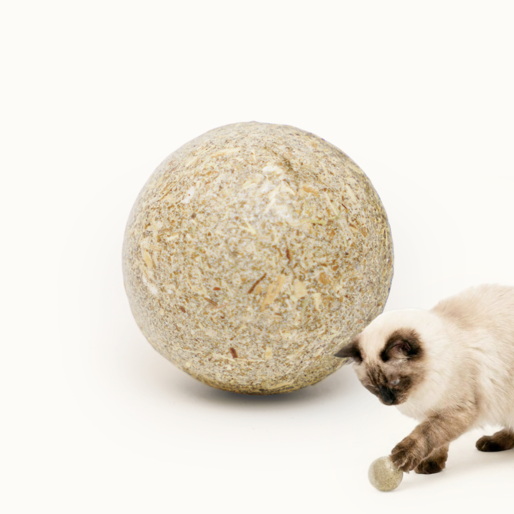 

Pet hobby Игрушка для кошек Мячик Фриски (кошачья мята, корень валерианы, лаванда, Разноцветный